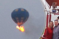 Strašná smrt tří lidí v oblacích: Balón vzplál za letu!