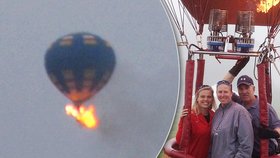 Poslední foto před smrtí, poté se vydali do vzduchu, kde balón vzplál a všichni zahynuli. 