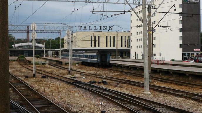 Balti jaam, hlavní vlakové nádraží v Tallinnu.