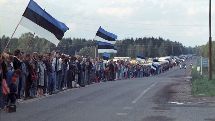 Lidský řetěz v srpnu 1989 vytvořila zhruba pětina tehdejší pobaltské populace. Měřil přes 600 kilometrů.