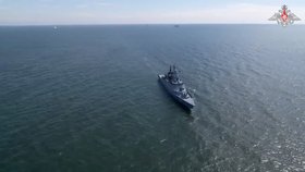 Ruské námořní cvičení v Baltském moři (5.6.2023)