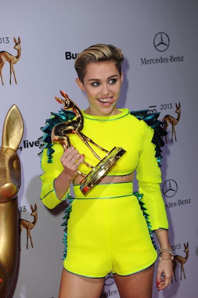 Miley Cyrus na Bambi awards 2013