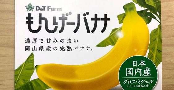 Japonský banán s jedlou slupkou