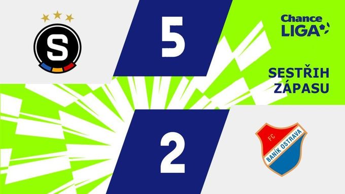 SESTŘIH: Sparta - Baník 5:2. Divoká přestřelka a bláznivý závěr na Letné, domácí slaví SESTŘIH: Sparta - Baník 5:2. Divoká přestřelka a bláznivý závěr na Letné, domácí slaví