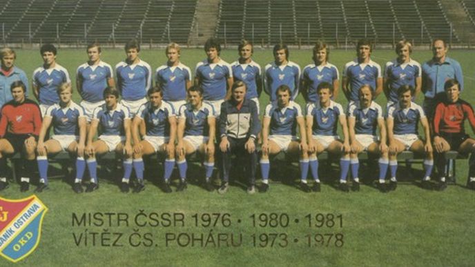 Baník Ostrava - mistr ligy 1976, 1980, 1981