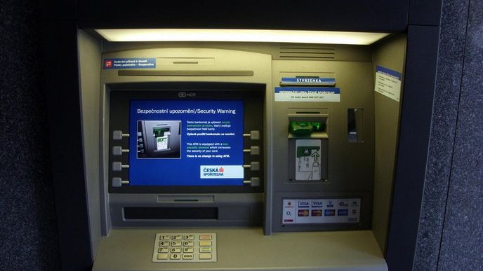 bankomat, platební karty, Česká spořitelna