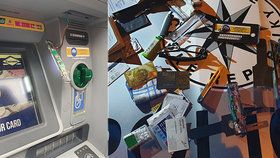 Policie zadržela dva cizince, kteří napíchli bankomat na Žižkově.