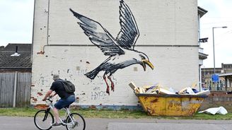 Banksy úřadoval na východě Anglie, vytvořil nové graffiti