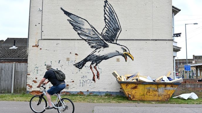 Banksy vytvořil nová umělecká díla v anglickém přístavním městě