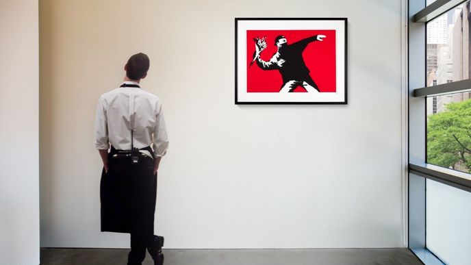 Aukční síň Sotheby&#39;s přijme za Banksyho dílo platbu i v kryptoměnách