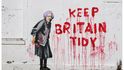 Díla street-artového umělce Banksyho