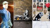Slavný graffiti umělec Banksy přistižen! Je to ale opravdu on?