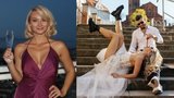 Sexbomba Bára Mottlová s partnerem: Bláznivé svatební foto