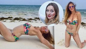 Bára Mottlová vystavila sexy tělo v plavkách na pláži v Keni.