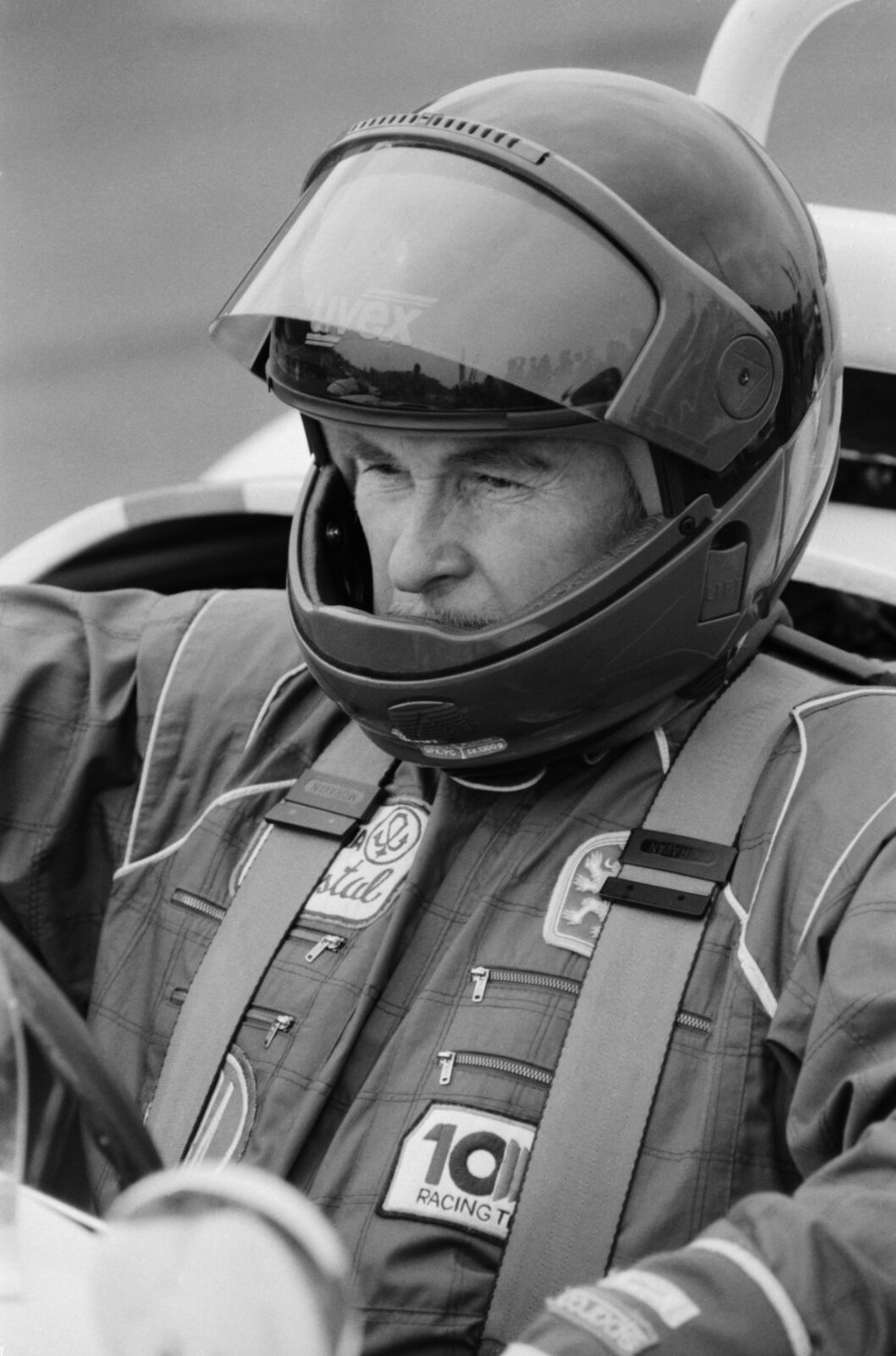 1989, Luděk jako závodník na ME historických vozů na mosteckém autodromu