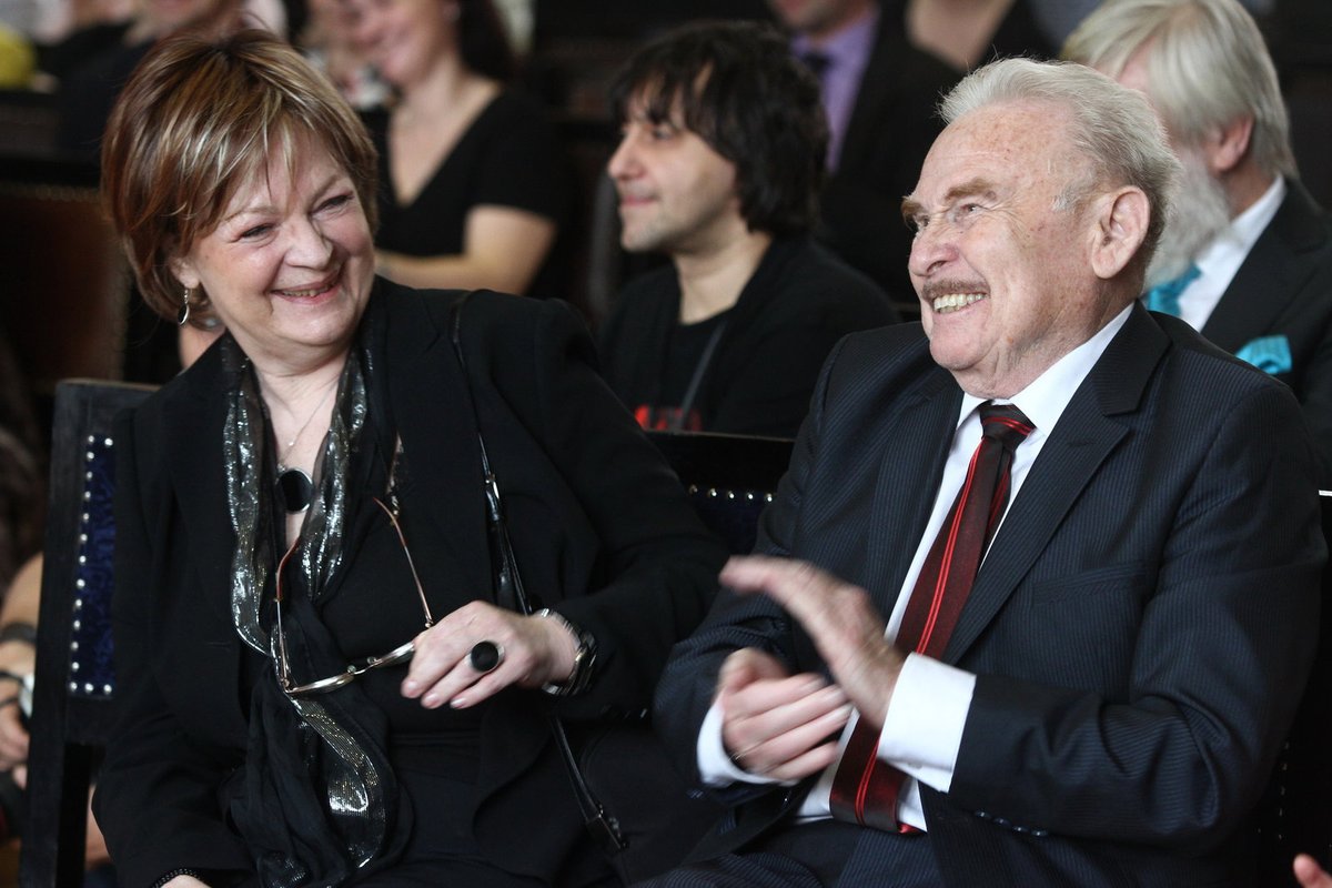 Luděk Munzar s manželkou Janou Hlaváčovou.