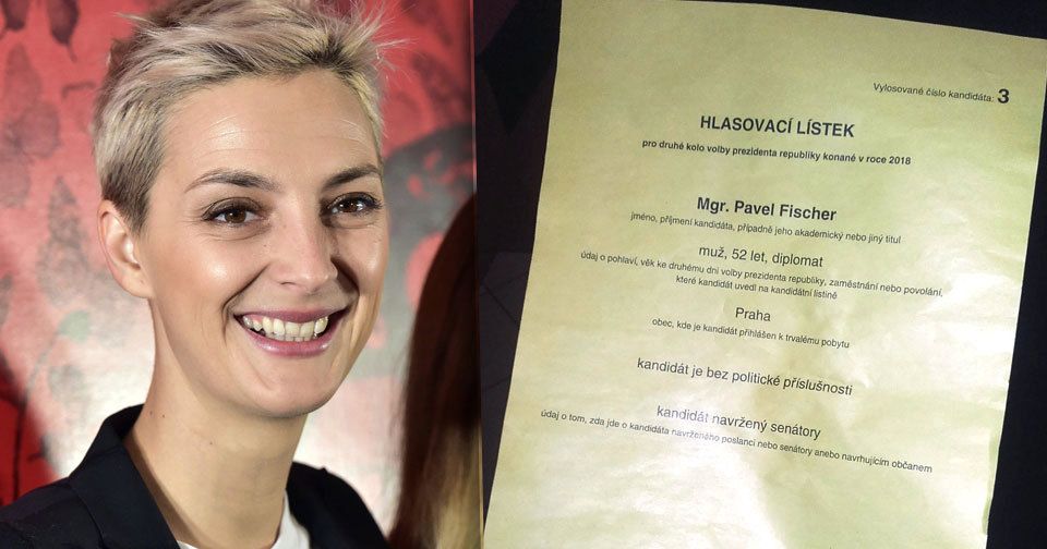 Zpěvačka a herečka Bára Poláková dostala u voleb dvakrát lístek s Milošem Zemanem. V Českých Budějovicích rozdávali i Pavla Fischera.
