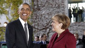 Barack Obama se naposledy ve funkci amerického prezidenta setkal s řadou evropských politiků.