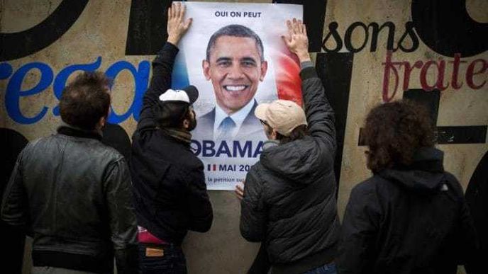 Obama for President... Ve Francii. 