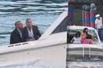 Obamovi svou dovolenou zakončili v Itálii ve společnosti George Clooneyho s manželkou.