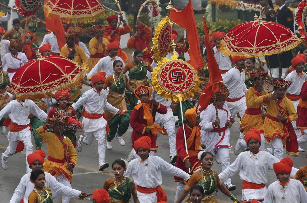 Obama se jako první prezident USA zúčastnil oslav indického svátku Den republiky.