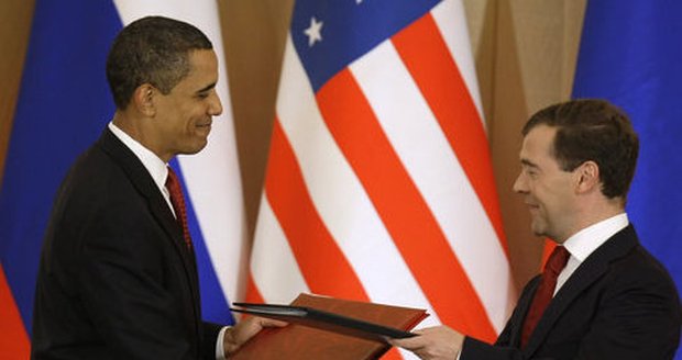 Obama a Medveděv se sejdou v Praze