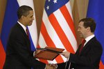 Obama a Medveděv podepíší smlouvu pravděpodobně jinde než v Praze