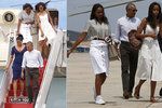 Barack Obama vyrazil na svou poslední prezidentskou dovolenou i s celou rodinou - doprovodila ho nejen manželka Michelle, ale i dcery Malia a Sasha.