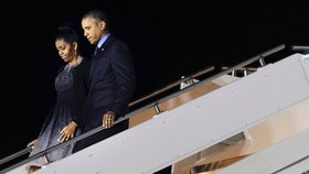 Prezident Barack Obama s manželkou Michellle se setkali s rodinami obětí útoku v San Bernardinu.