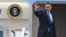 Barack Obama při návštěvě Prahy v dubnu 2009