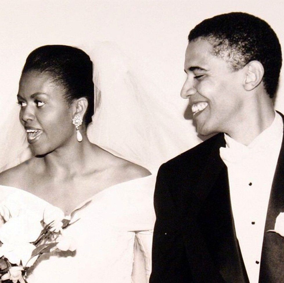 Barack Obama si bere Michelle.