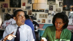 Barack Obama jí se svou manželkou Michelle