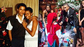 Vánoce Baracka Obamy: Manželka Michelle zveřejnila jejich společné foto z mládí
