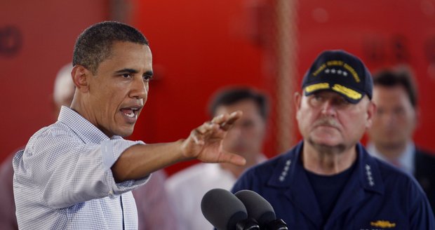 Barack Obama vyhlásil ropě a šéfům BP válku...