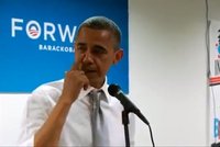 Citlivý prezident Obama: Znovu se rozplakal, tentokrát před štábem