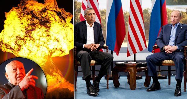 Hrozí ARMAGEDON, varuje Gorbačov. Kvůli Obamovi a Putinovi!