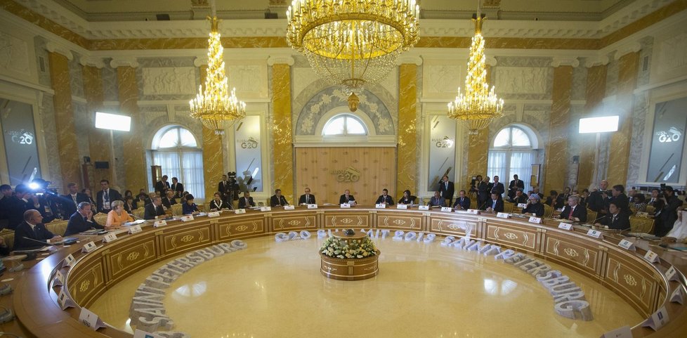 Jednání summitu G20 v Petrohradu