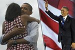Barack Obama zůstává prezidentem USA na další 4 roky. Po volebním úspěchu děkoval i své manželce Michelle