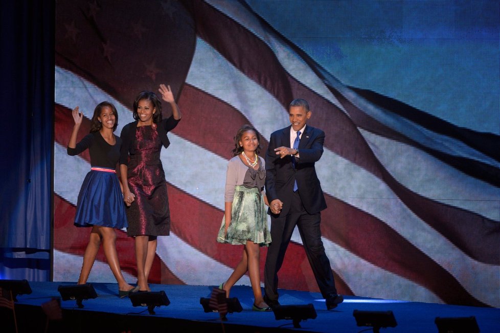 Tohle jsou Obamovi: Nejšťastnější americká rodina dne