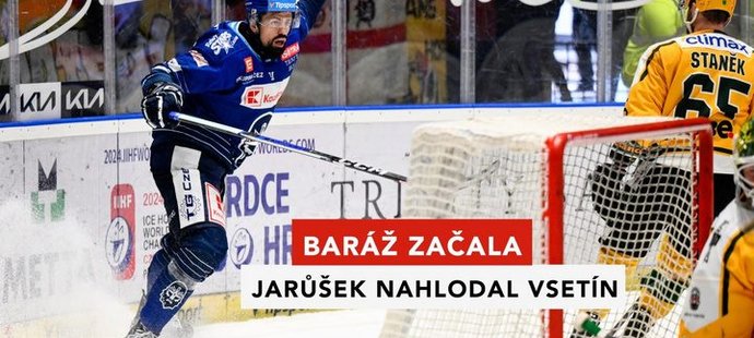 Jarůšek nechtěl hattrick: Stálo by to peníze, smál se. Jágr mu hokejky nevrátil