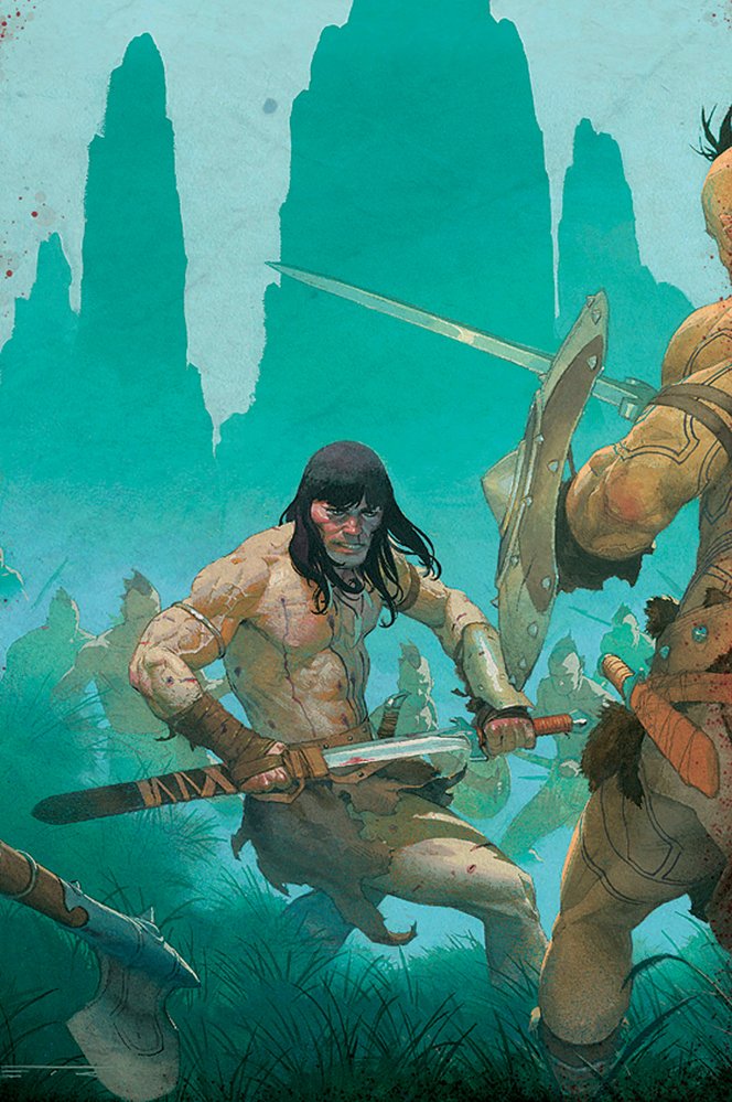 Barbar Conan na obálce druhého dílu nové komiksové série vydavatelství Marvel