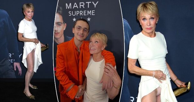 Barbara Corcoran se rozdivočela na premiéře filmu Marty Supreme (Velký Marty).