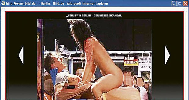 Slovenská pornoherečka vystupuje pod uměleckým jménem Barbara Devil na erotickém veletrhu