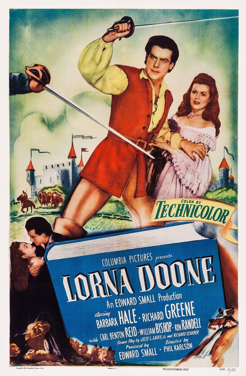 Plakát k filmu Lorna Doone s Barbarou Hale