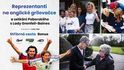 Letní barbecue i s manželkami. Když Poborského a spol. hostila Lady Milena, jedna z Wintonových dětí