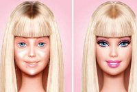 Barbie bez make-upu! Vrásky, pihy a kruhy pod očima