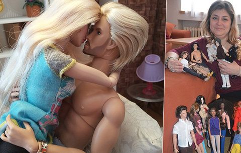 Kateřina (38) z Hostinného si zamilovala Barbie: Panenkám dopřává i sex!