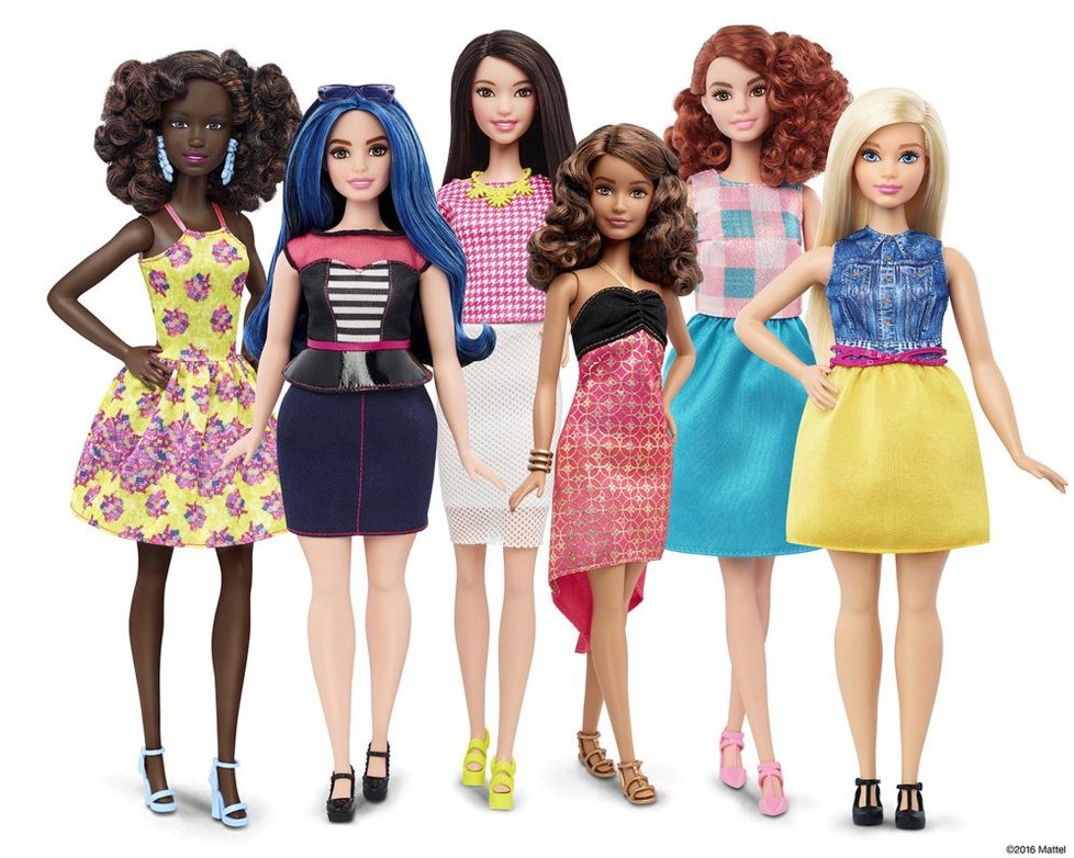 Panenky Barbie z řady Fashionistas