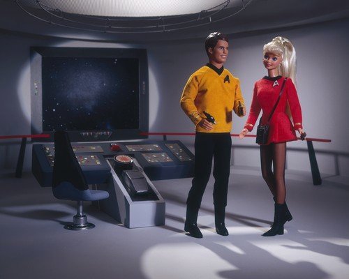Barbie a Ken z filmu Star Trek