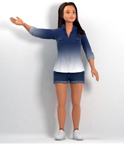 Barbie s proporcemi reálné ženy